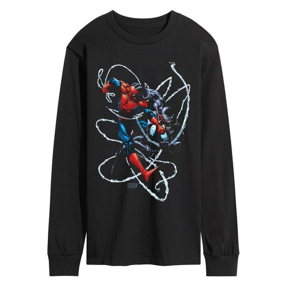 Marvel Venom - Vs Spider-Man - Men's Long Sleeve Graphic T-Shirt