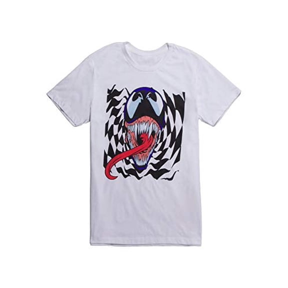 Marvel Venom WARP Mens T-Shirt (Small) White