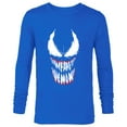 thumbnail image 1 of Marvel Venom We Are Venom Face Grin - Long Sleeve T-Shirt for Men- Customized-Royal, 1 of 5