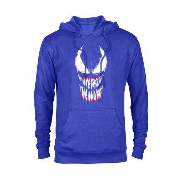 Marvel Venom We Are Venom Face Grin - Pullover Hoodie for Adults- Customized-Royal Heather