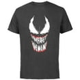 thumbnail image 1 of Marvel Venom We Are Venom Face Grin - Short Sleeve Cotton T-Shirt for Adults- Customized-Charcoal Heather, 1 of 5