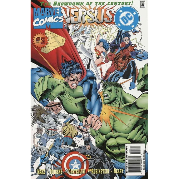 Marvel Versus DC/DC Versus Marvel #3 VF ; Marvel Comic Book