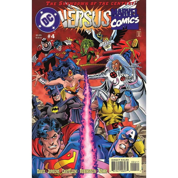Marvel Versus DC/DC Versus Marvel #4 VF ; Marvel Comic Book