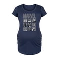thumbnail image 1 of Marvel - Villain Grid - Maternity Scoop Neck Graphic T-Shirt, 1 of 5