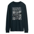 thumbnail image 1 of Marvel - Villain Grid - Men's Long Sleeve Graphic T-Shirt, 1 of 5