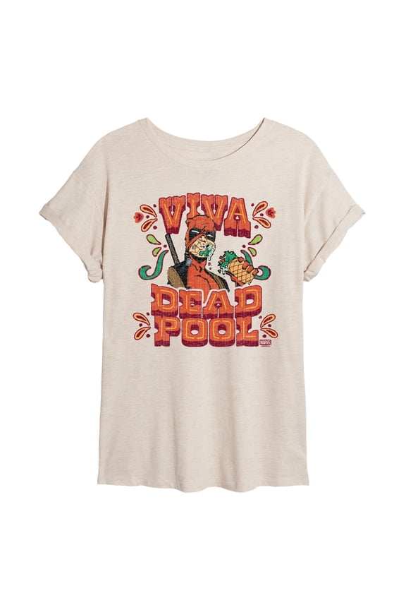 - Viva Deadpool - Women's Oversized Graphic T-Shirt