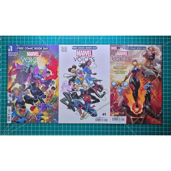 Marvel Voices: Free Comic Book Day (FCBD) 3 Issue- Anthology Set #1 Comic Book