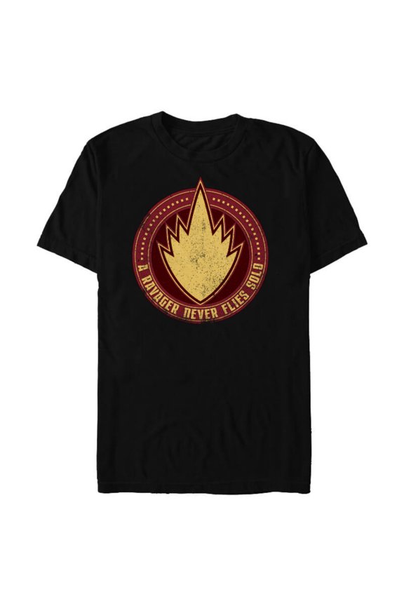 WHAT IF…? A Ravager Never Flies Solo Badge Standard - Short Sleeve Blended T-Shirt for Adults – Customized-Black