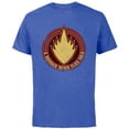thumbnail image 1 of Marvel WHAT IF…? A Ravager Never Flies Solo Badge Standard - Short Sleeve Cotton T-Shirt for Adults - Customized-Royal Heather, 1 of 5