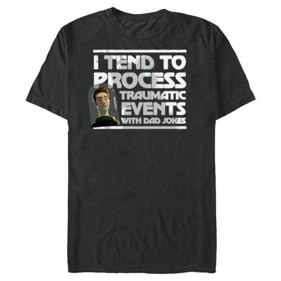 Marvel WHAT IF…? Ant-Man Dad Jokes Standard - Short Sleeve Blended T-Shirt for Adults – Customized-Dark Heather