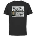 thumbnail image 1 of Marvel WHAT IF…? Ant-Man Dad Jokes Standard - Short Sleeve Cotton T-Shirt for Adults - Customized-Black, 1 of 5