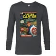 thumbnail image 1 of Marvel WHAT IF…? Captain Carter Comic Cover - Long Sleeve T-Shirt for Men – Customized-Charcoal Heather, 1 of 5