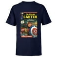 thumbnail image 1 of Marvel WHAT IF…? Captain Carter Comic Cover - Short Sleeve T-Shirt for Kids – Customized-Navy, 1 of 5