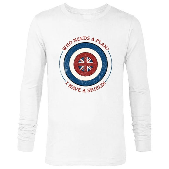 Marvel WHAT IF…? Captain Carter I Have A Shield - Long Sleeve T-Shirt for Men – Customized-White