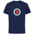 thumbnail image 1 of Marvel WHAT IF…? Captain Carter I Have A Shield - Short Sleeve Cotton T-Shirt for Adults - Customized-Navy, 1 of 5
