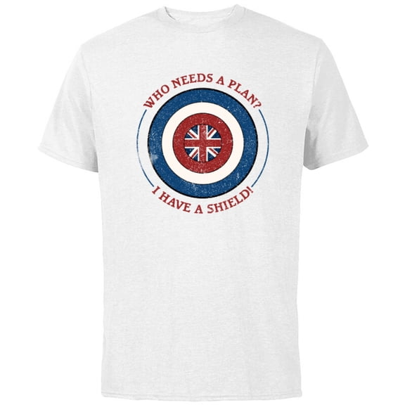 Marvel WHAT IF…? Captain Carter I Have A Shield - Short Sleeve Cotton T-Shirt for Adults - Customized-White