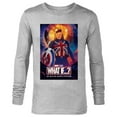 thumbnail image 1 of Marvel WHAT IF…? Captain Carter Poster - Long Sleeve T-Shirt for Men – Customized-Athletic Heather, 1 of 5