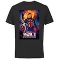 thumbnail image 1 of Marvel WHAT IF…? Captain Carter Poster - Short Sleeve Cotton T-Shirt for Adults - Customized-Black, 1 of 5