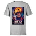 thumbnail image 1 of Marvel WHAT IF…? Captain Carter Poster - Short Sleeve T-Shirt for Kids – Customized-Athletic Heather, 1 of 5