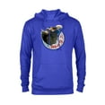 thumbnail image 1 of Marvel WHAT IF…? Captain Carter Rides Hydra Stomper - Pullover Hoodie for Adults – Customized-Royal Heather, 1 of 5