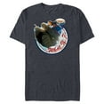 thumbnail image 1 of Marvel WHAT IF…? Captain Carter Rides Hydra Stomper - Short Sleeve Blended T-Shirt for Adults – Customized-Navy Heather, 1 of 5