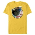 thumbnail image 1 of Marvel WHAT IF…? Captain Carter Rides Hydra Stomper - Short Sleeve Blended T-Shirt for Adults – Customized-Yellow, 1 of 5
