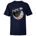 thumbnail image 1 of Marvel WHAT IF…? Captain Carter Rides Hydra Stomper - Short Sleeve T-Shirt for Kids – Customized-Navy, 1 of 5