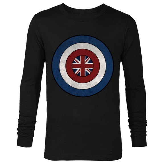 Marvel WHAT IF…? Captain Carter Shield - Long Sleeve T-Shirt for Men – Customized-Black