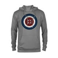 thumbnail image 1 of Marvel WHAT IF…? Captain Carter Shield - Pullover Hoodie for Adults – Customized-Graphite Heather, 1 of 5