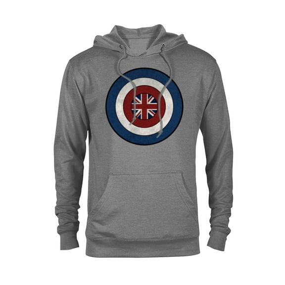 Marvel WHAT IF…? Captain Carter Shield - Pullover Hoodie for Adults – Customized-Graphite Heather