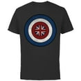 thumbnail image 1 of Marvel WHAT IF…? Captain Carter Shield - Short Sleeve Cotton T-Shirt for Adults - Customized-Black, 1 of 5