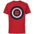 thumbnail image 1 of Marvel WHAT IF…? Captain Carter Shield - Short Sleeve Cotton T-Shirt for Adults - Customized-Red, 1 of 5
