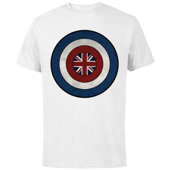 Marvel WHAT IF…? Captain Carter Shield - Short Sleeve Cotton T-Shirt for Adults - Customized-White