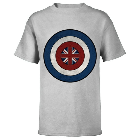 Marvel WHAT IF…? Captain Carter Shield - Short Sleeve T-Shirt for Kids – Customized-Athletic Heather