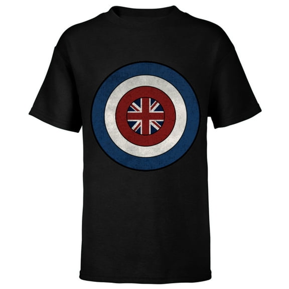 Marvel WHAT IF…? Captain Carter Shield - Short Sleeve T-Shirt for Kids – Customized-Black