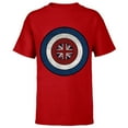 thumbnail image 1 of Marvel WHAT IF…? Captain Carter Shield - Short Sleeve T-Shirt for Kids – Customized-Red, 1 of 5
