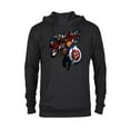 thumbnail image 1 of Marvel WHAT IF…? Captain Carter Union Jack - Pullover Hoodie for Adults – Customized-Black, 1 of 5