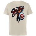 thumbnail image 1 of Marvel WHAT IF…? Captain Carter Union Jack - Short Sleeve Cotton T-Shirt for Adults - Customized-Natural, 1 of 5
