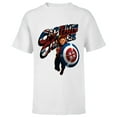 thumbnail image 1 of Marvel WHAT IF…? Captain Carter Union Jack - Short Sleeve T-Shirt for Kids – Customized-White, 1 of 5
