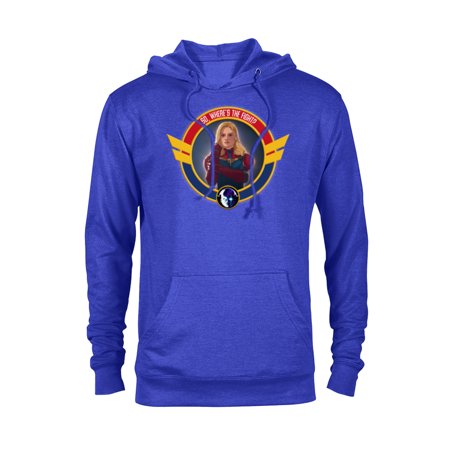 Marvel WHAT IF…? Captain Marvel So, Where’s The Fight Standard - Pullover Hoodie for Adults – Customized-Royal Heather