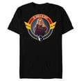 thumbnail image 1 of Marvel WHAT IF…? Captain Marvel So, Where’s The Fight Standard - Short Sleeve Blended T-Shirt for Adults – Customized-Black, 1 of 5
