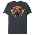 thumbnail image 1 of Marvel WHAT IF…? Captain Marvel So, Where’s The Fight Standard - Short Sleeve Blended T-Shirt for Adults – Customized-Navy Heather, 1 of 5
