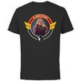 thumbnail image 1 of Marvel WHAT IF…? Captain Marvel So, Where’s The Fight Standard - Short Sleeve Cotton T-Shirt for Adults - Customized-Black, 1 of 5
