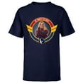 thumbnail image 1 of Marvel WHAT IF…? Captain Marvel So, Where’s The Fight Standard - Short Sleeve T-Shirt for Kids – Customized-Navy, 1 of 5