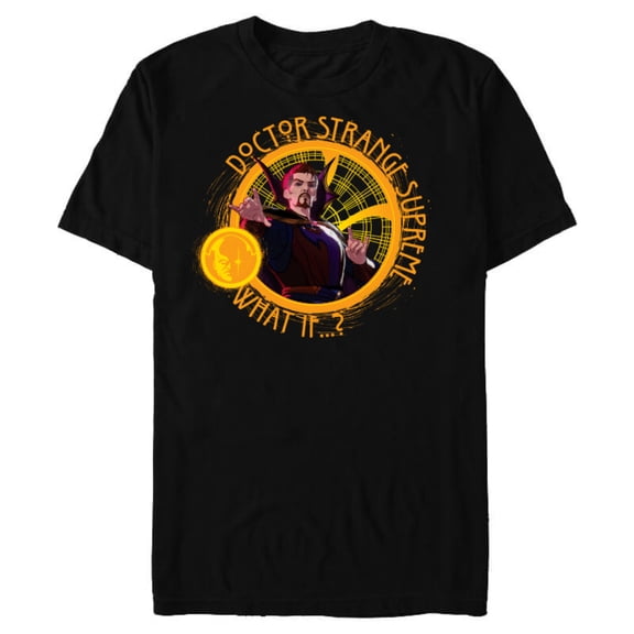 Marvel WHAT IF…? Doctor Strange Supreme Standard - Short Sleeve Blended T-Shirt for Adults – Customized-Black