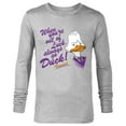 thumbnail image 1 of Marvel WHAT IF…? Howard The Duck Always Go Duck - Long Sleeve T-Shirt for Men – Customized-Athletic Heather, 1 of 5