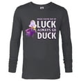 thumbnail image 1 of Marvel WHAT IF…? Howard The Duck When You’re Out of Luck - Long Sleeve T-Shirt for Men – Customized-Charcoal Heather, 1 of 5