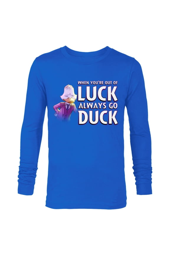 WHAT IF…? Howard The Duck When You’re Out of Luck - Long Sleeve T-Shirt for Men – Customized-Royal