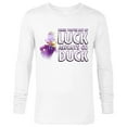 thumbnail image 1 of Marvel WHAT IF…? Howard The Duck When You’re Out of Luck - Long Sleeve T-Shirt for Men – Customized-White, 1 of 5