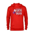 thumbnail image 1 of Marvel WHAT IF…? Howard The Duck When You’re Out of Luck - Pullover Hoodie for Adults – Customized-Red Heather, 1 of 5